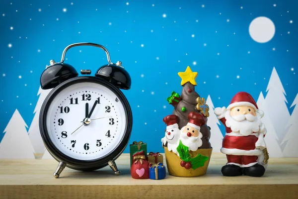Watch and Children toys for christmas decoration. — Stock Photo, Image