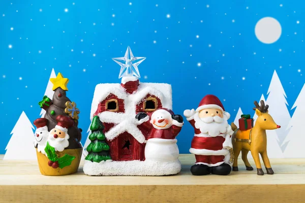 Dzieci zabawki świąteczne dekoracje. — Zdjęcie stockowe