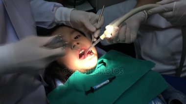 Çocuk diş Kliniği ağız muayenesi sahip