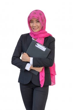 Kırpma yolu ile Arap izole işkadını arka plan.