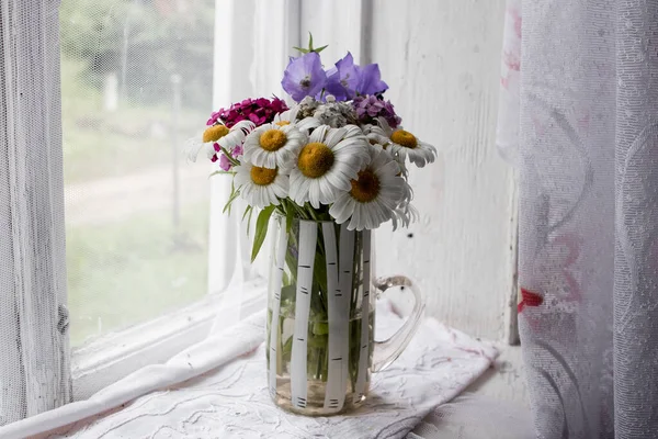 Wildflowers Summer Village — Stock Photo, Image