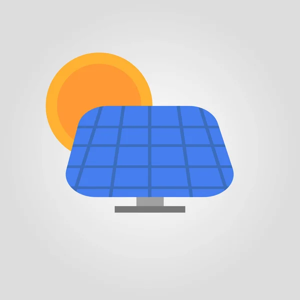 güneş paneli güneş çevre ışık enerjisi simgesi