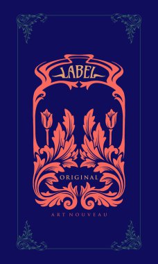 İllüstrasyon etiketi sanat eseri oymacılığı