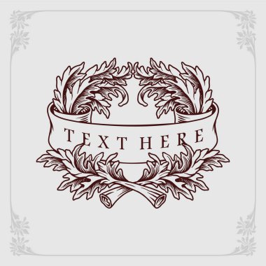 Flourish Etiket İşlemesi Tasarımı 