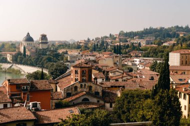 Verona İtalya mimarisi, deniz ve inşaat