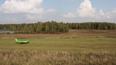 Uçak kalkışa hazırlanıyor.