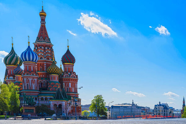St. Basil's Cathedral on Red Square in Moscow