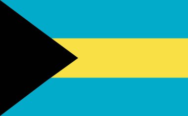 Bahamalar Bayrağı illüstrasyonu, dokulu arka plan, Semboller ve Bahamalar resmi bayrağı 