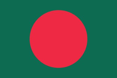 Bangladeş Bayrağı illüstrasyonu, desenli arkaplan, Semboller ve Bangladeş resmi bayrağı