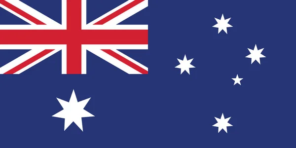 Australia Flag Illustration Textured Background Symbols Official Flag Australia — Stock Photo, Image