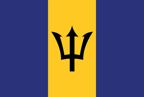 Barbados Flag Ilustrace Texturované Pozadí Symboly Oficiální Vlajka Barbadosu — Stock fotografie
