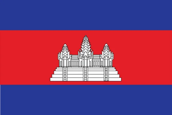 Cambodja Vlag Illustratie Getextureerde Achtergrond Symbolen Officiële Vlag Van Cambodja — Stockfoto