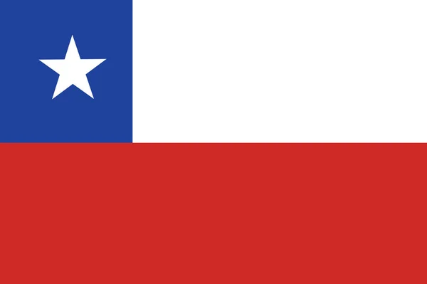 Chile Bandeira Ilustração Fundo Texturizado Símbolos Bandeira Oficial Chile — Fotografia de Stock