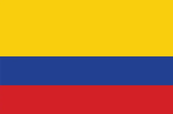 Bandera Colombia Ilustración Con Textura Fondo Símbolos Bandera Oficial Colombia —  Fotos de Stock