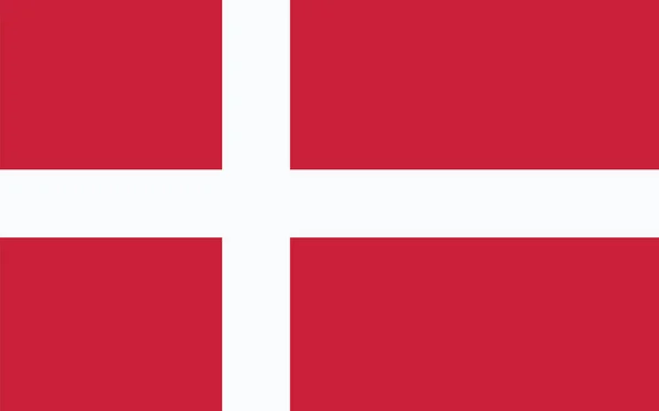Denmark Flag Illustration Textured Background Symbols Official Flag Denmark — Stock Photo, Image
