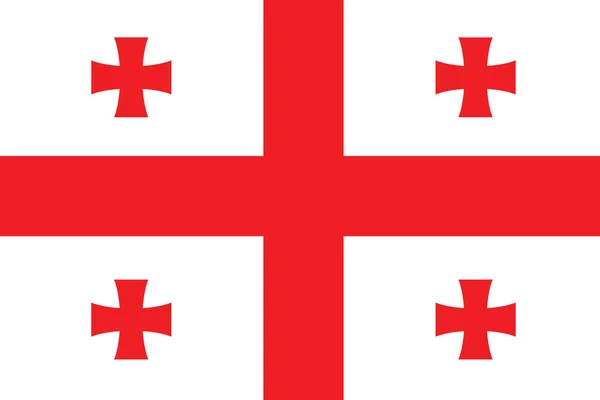 格鲁吉亚国旗图解 纹理背景 符号和官方国旗 — 图库照片