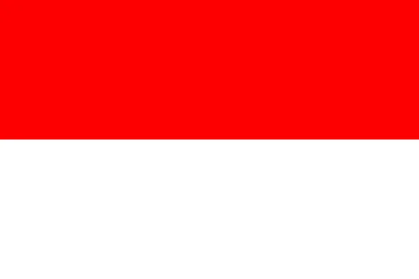 Ilustração Bandeira Indonésia Fundo Texturizado Símbolos Bandeira Oficial Indonésia — Fotografia de Stock