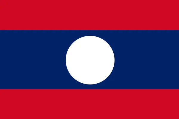 老挝国旗图解 纹理背景 象征和官方国旗 — 图库照片