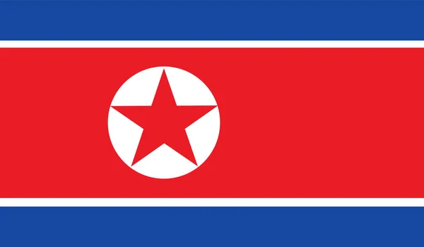 Corea Del Nord Illustrazione Bandiera Sfondo Strutturato Simboli Bandiera Ufficiale — Foto Stock
