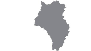 Lüksemburg haritası, beyaz arkaplanda gri tonda, resimli, dokulu, Lüksemburg Sembolleri