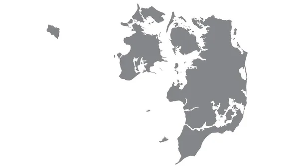 Denmark Map Gray Tone White Background Illustration Textured Symbols Denmark — Stock Photo, Image