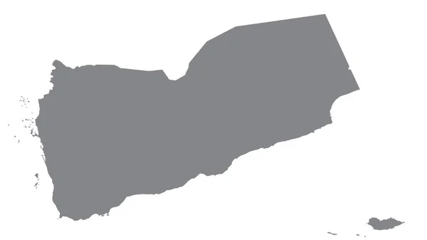 Йемен Карта Серым Тоном Белом Фоне Иллюстрация Текстура Символы Йемена — стоковое фото