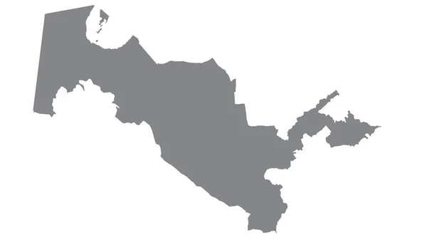 Карта Узбекистана Серым Тоном Белом Фоне Иллюстрация Текстура Символы Узбекистана — стоковое фото