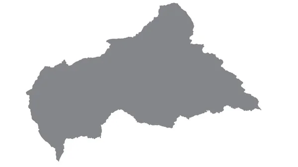 Středoafrická Republika Car Mapa Šedým Tónem Bílém Pozadí Ilustrace Texturované — Stock fotografie