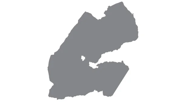 Gibuti Mappa Con Tono Grigio Sfondo Bianco Illustrazione Strutturato Simboli — Foto Stock