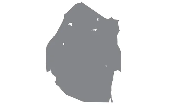 แผนท เอสวาต อสวาซ แลนด โทนส เทาบนพ นหล ขาว ภาพประกอบ กษณ — ภาพถ่ายสต็อก