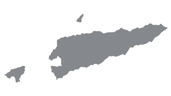 Timor Leste Karte Mit Grauton Auf Weißem Hintergrund Illustration Strukturiert — Stockfoto