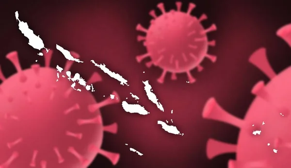 Slovenia Aggiornamento Del Virus Corona Con Mappa Sullo Sfondo Del — Foto Stock