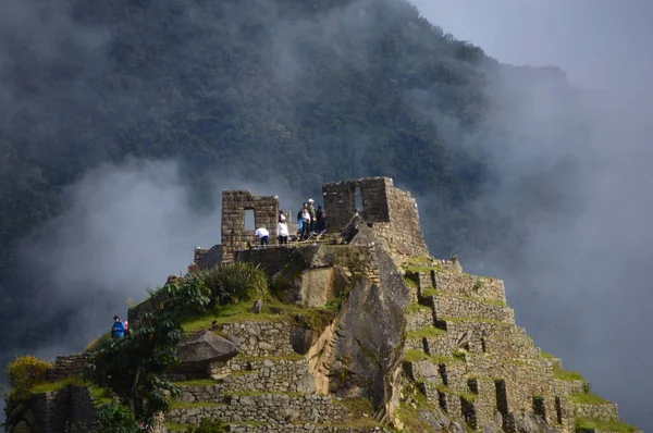 Vista Das Ruínas Machu Pichu — Fotografia de Stock