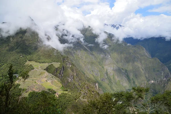 Panorâmica Machu Pichu — Fotografia de Stock