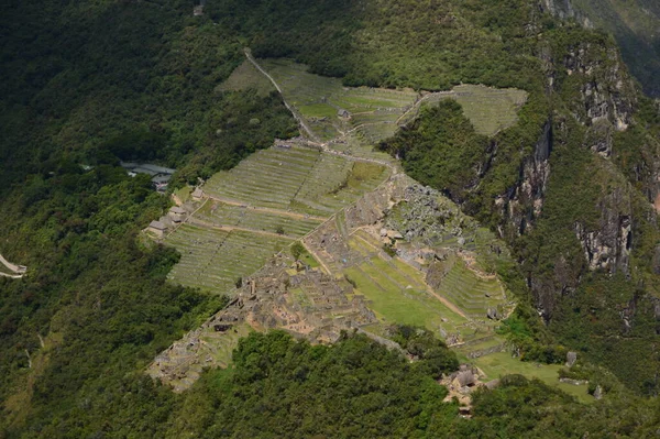Panoramic Machu Pichu — Stock Photo, Image
