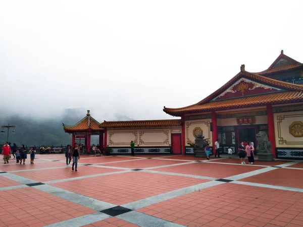 Misty Tempio Taoista Genting Highlands — Foto Stock