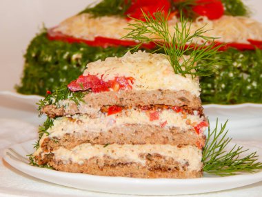 Atıştırmalık - nachika ile ciğer keki