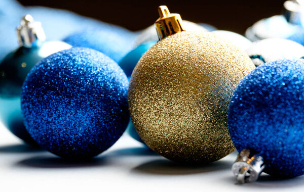 Set of Christmas decorations