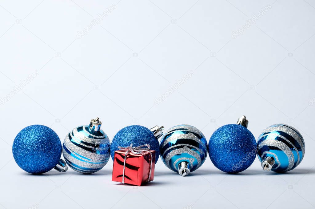 Set of the Christmas and New Year decorations