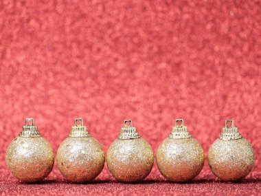 Noel kompozisyon parlak zemin üzerine