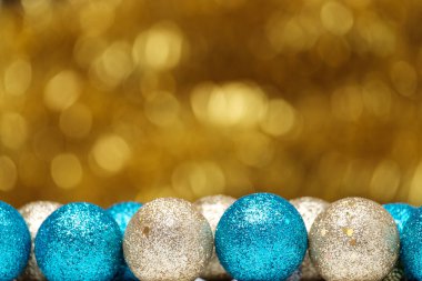 Noel kompozisyon parlak zemin üzerine