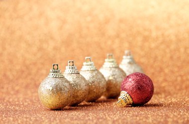 Noel kompozisyon parlak zemin üzerine