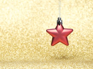 Noel kompozisyon parlak zemin üzerine