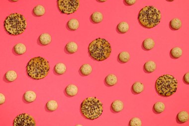 Kurabiye bisküvi Üstten Görünüm