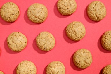 Kurabiye bisküvi Üstten Görünüm