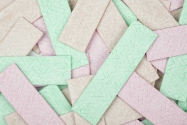 Sakız plakalar üzerinden arka plan