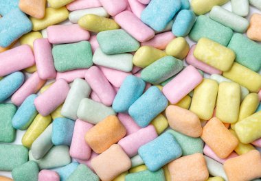 Renkli çiğneme sakızı arka plan