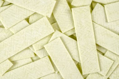 Sakız plakalar üzerinden arka plan