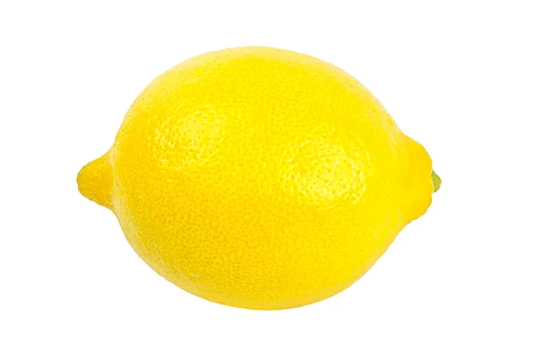 Citron jaune isolé sur blanc — Photo