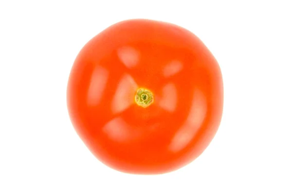 Pomodoro Rosso Isolato Sullo Sfondo Bianco — Foto Stock